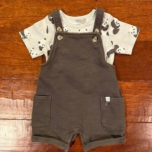 Baby 2 piece Shortalls Set, 18 months